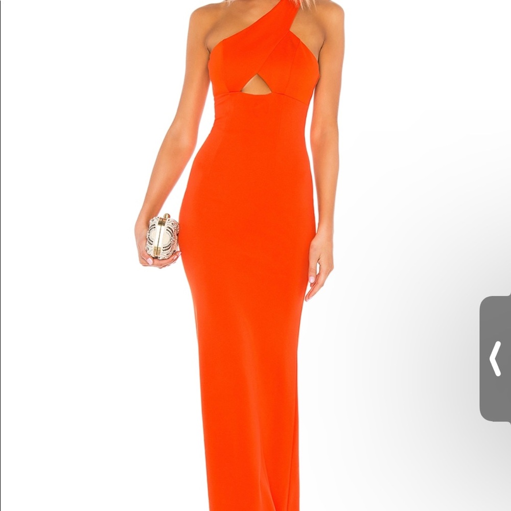 NBD orange dress